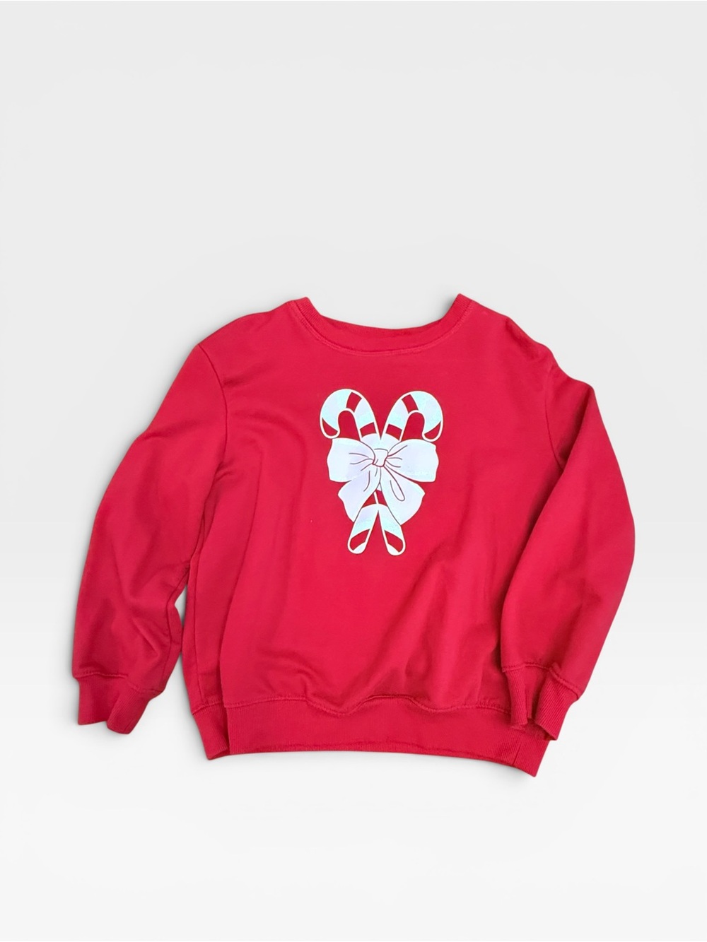 Holiday Time Red Crewneck Pullover